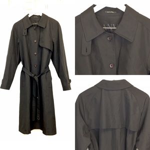 zara black shearling coat